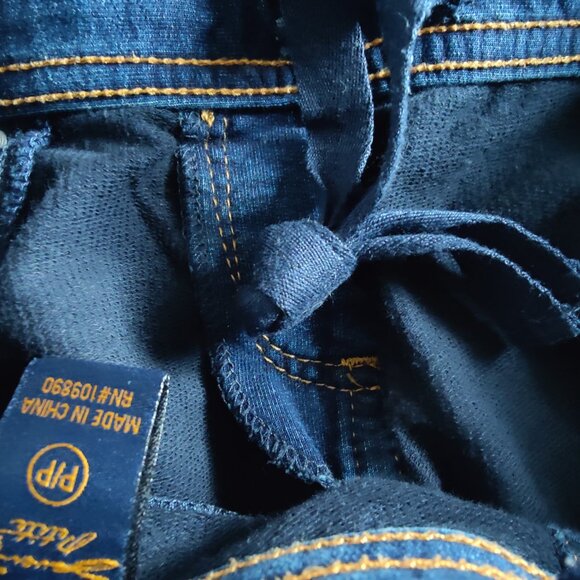 NWT Women's Seven7 Jeans Lounge Jeggings Indigo Dark Wash Knit Denim Size P/P - Picture 10 of 12